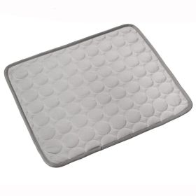 Dog Cooling Mat Summer Pets Cold Bed Extra Large For Small Big Dogs Pet Accessories Cat Durable Blanket Sofa Cat Ice Pad Blanket Pet Products (Option: Gray-L70*55cm)